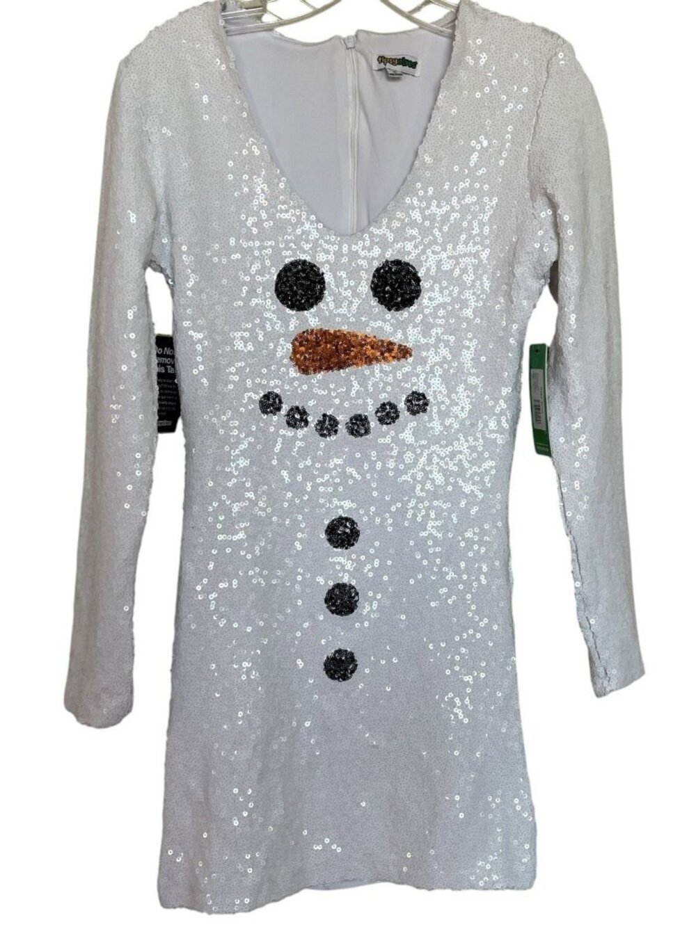 Tipsy Elves Women's Snowman Sequin Dress Size Small Holiday Christmas Party
